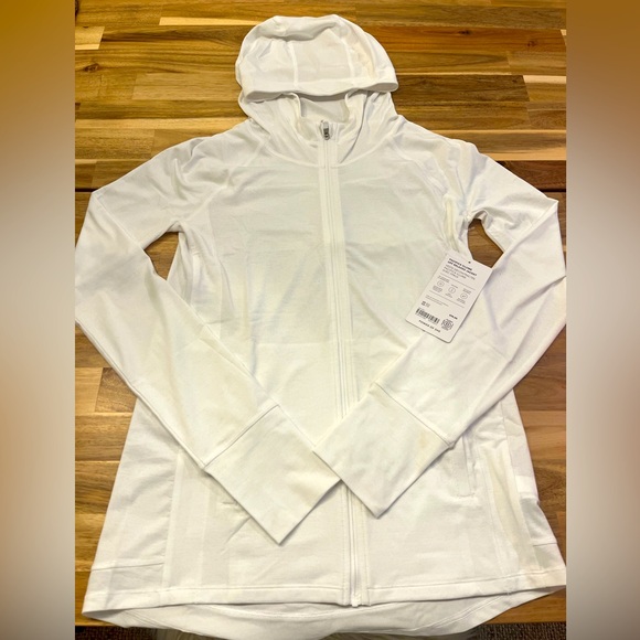 Athleta Pacifica Illume UPF Relaxed Jacket, size XXS, color: Bright White - Picture 4 of 5